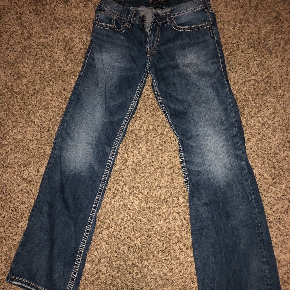 Men’s Silver Jeans